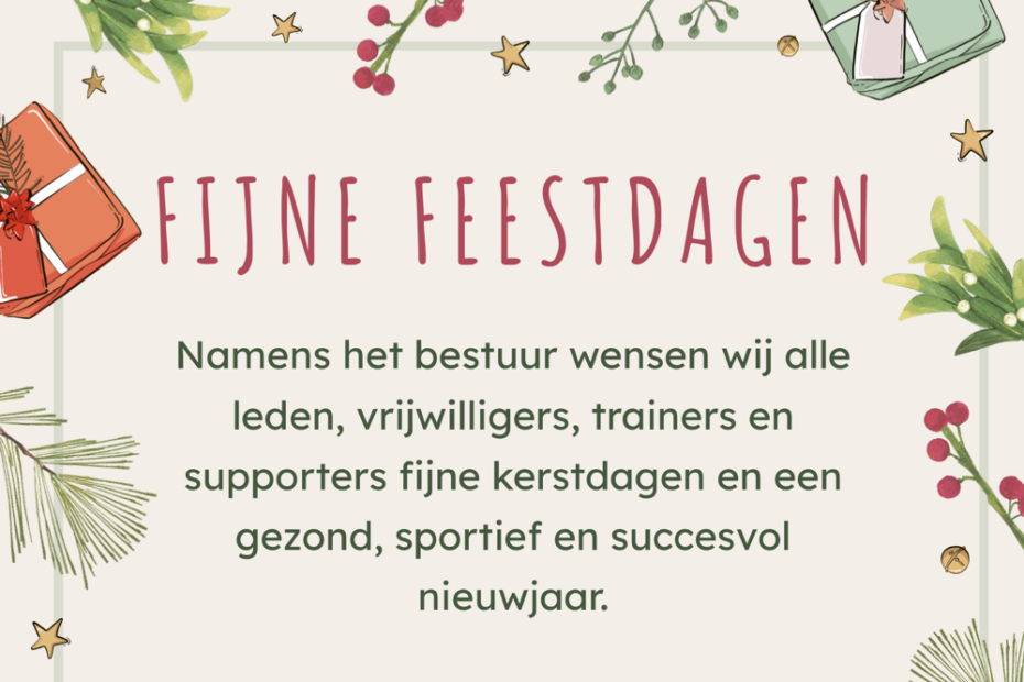 Fijne feestdagen GZC DONK